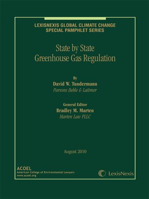 cover image of State by State Greenhouse Gas Regulation